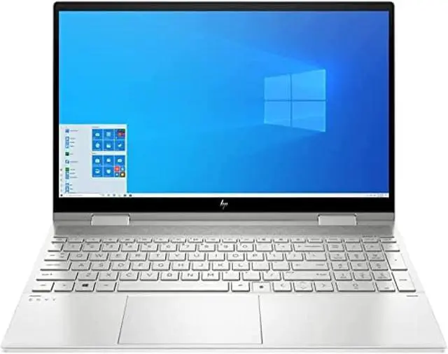 Alt view image 2 of 5 - HP Envy x360 15.6-inch FHD Touchscreen 512GB SSD, i5-1135G7 2-in-1 Laptop (8GB RAM, SD Card Reader, Intel Iris Xe Graphics, Windows 10 Home) Silver, 15-ed1055wm (2U551AA)