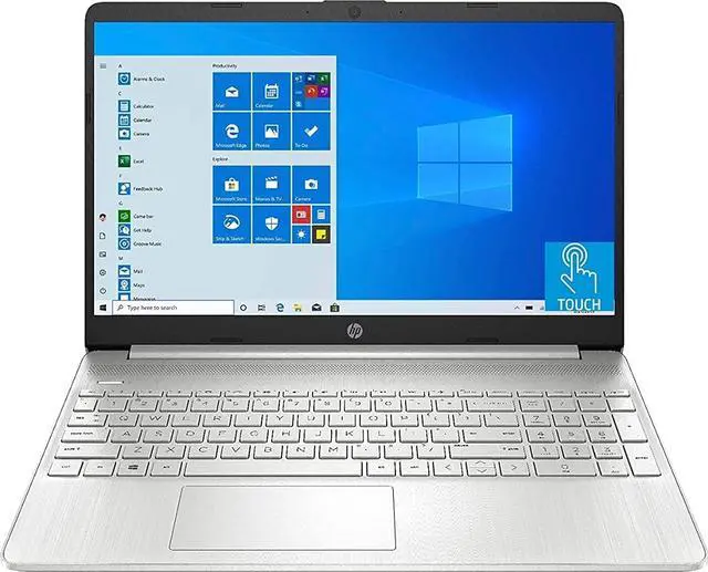 Main image of Newest HP 15.6" FHD Touchscreen Laptop, 11th Gen Intel Quad-Core i5 1135G7 Processor, 16GB RAM 512GB SSD, WiFi, Webcam, Bluetooth, HDMI, Silver, Windows 11 Home