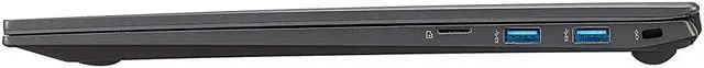 Alt view image 7 of 7 - LG - gram 16 WQXGA IPS Laptop Intel Evo Platform 11th Gen Intel Core i7 16GB RAM 1TB NVMe SSD - Black (16Z90P-K.AAB9U1)