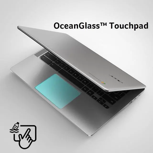 Alt view image 4 of 5 - Acer Chromebook 314 Laptop | Intel Pentium Silver N6000 | 14" Full HD IPS Touch | Intel UHD Graphics | 8GB LPDDR4X | 64GB eMMC | Wi-Fi 6 | DTS Audio | Chrome OS | CB314-3HT-P6QW (NX.K05AA.001)