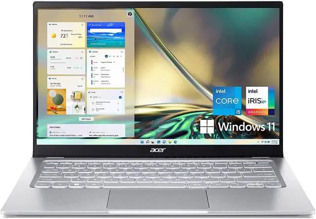 Main image of Acer Swift 3 SF314-512T-56CT Thin  and  Light Laptop | 14" FHD Touch | Intel Core i5-1240P | Intel Iris Xe Graphics | 16GB LPDDR4X | 512GB SSD | Intel Wi-Fi 6E | Backlit Keyboard | Wind (NX.K7FAA.001)
