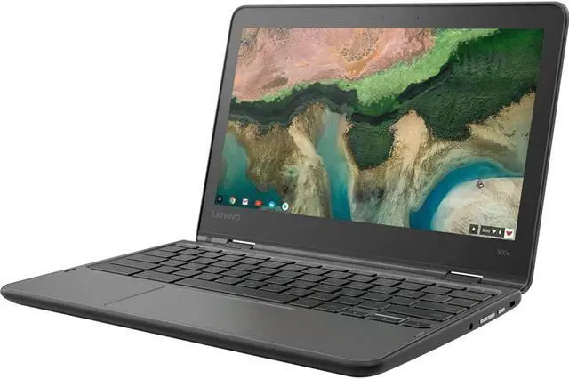 Alt view image 2 of 5 - Lenovo 300e Chromebook 2nd Gen 81MB0061US 11.6" Touchscreen Chromebook - HD - 1366 x 768 - Intel Celeron N4120 Quad-core (4 Core) 1.10 GHz - 8 GB Total RAM - 8 GB On-Board Memory - 64 GB  (81MB0061US)