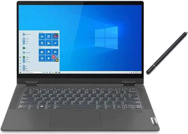 Alt view image 7 of 7 - Lenovo Flex 5 14" FHD IPS 2-in-1 Touchscreen Laptop | AMD Ryzen 7 4700U 8-Core(Beat i7-1165G7) | Backlit Keyboard | Fingerprint Reader | Win 10 (Gray, 8GB DDR4 RAM | 512GB SSD)