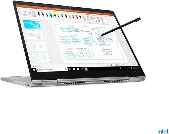 Alt view image 2 of 5 - Latest Lenovo ThinkPad X1 Titanium Yoga 13.5" QHD 450Nits Anti-reflectiveTouch 11Th Gen Core I7-1160G7 16GB 1TB SSD Intel® Iris® Xe Graphics Pen Backlit Eng Key WIN10 Pro Titanium (R (20QA000GUS-cr)
