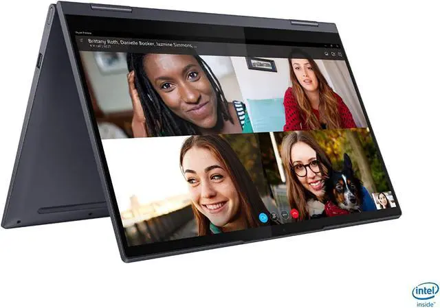 Alt view image 8 of 8 - Lenovo - Yoga 7i 2-in-1 14" Touch Screen Laptop - Intel Evo Platform Core i7 - 12GB Memory - 512GB Solid State Drive - Slate Grey (82BH0002US)