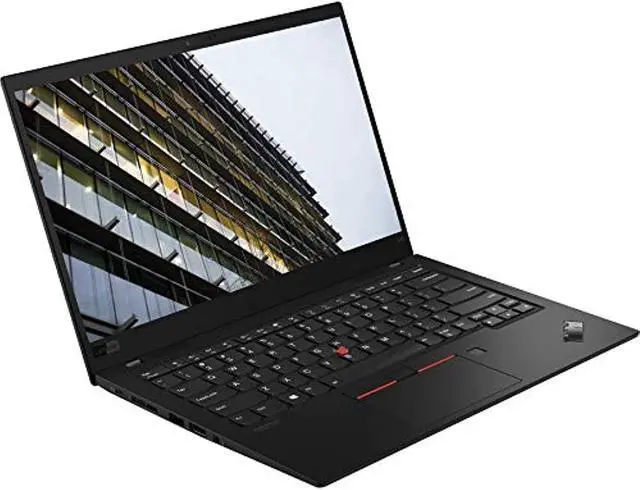 Alt view image 4 of 5 - Lenovo ThinkPad X1 Carbon 8th Gen 20U9002MUS 14" Ultrabook - Full HD - 1920 x 1080 - Intel Core i7 (10th Gen) i7-10510U Quad-core (4 Core) 1.80 GHz - 16 GB RAM - 512 GB SSD - Black - Wind (20U9002MUS)