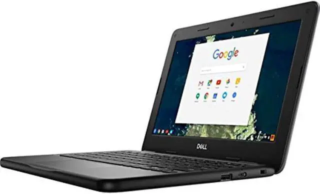 Alt view image 2 of 4 - Dell Chromebook 11 3000 3100 11.6" Chromebook - 1366 x 768 - Celeron N4020 - 4 GB RAM - 16 GB Flash Memory - Chrome OS - Intel HD Graphics - English (US) Keyboard - Bluetooth - 14 Hour Battery (0JWC5)