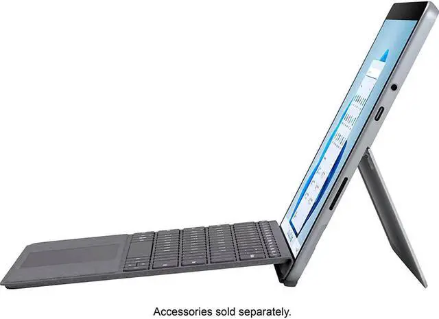 Alt view image 4 of 5 - Microsoft Surface Go 3 - 10.5" Touchscreen - Intel® Pentium® Gold - 4GB Memory - 64GB eMMC - Device Only - Platinum (Latest Model) (8V6-00001)