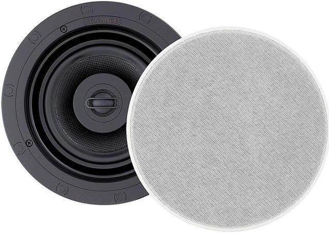 Sonance-MAG Series 6-1/2” 2-Way In-Ceiling top Speakers( Pair)- Paintable white each