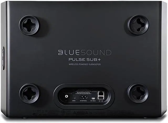Alt view image 3 of 4 - Bluesound - PULSE SUB+ Wireless Powered Subwoofer - Black (PULSESUBPLUSBLK)