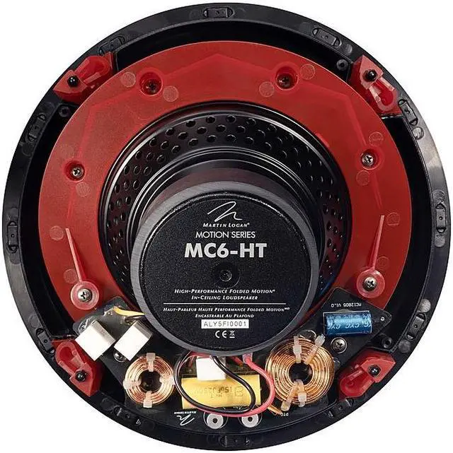 Alt view image 3 of 4 - MartinLogan - Motion Series CI, 6.5" Midrange with Folded Motion Tweeter, 2-Way In-Ceiling Speaker with Angled Basket (Each) - Paintable White (MC6HT)