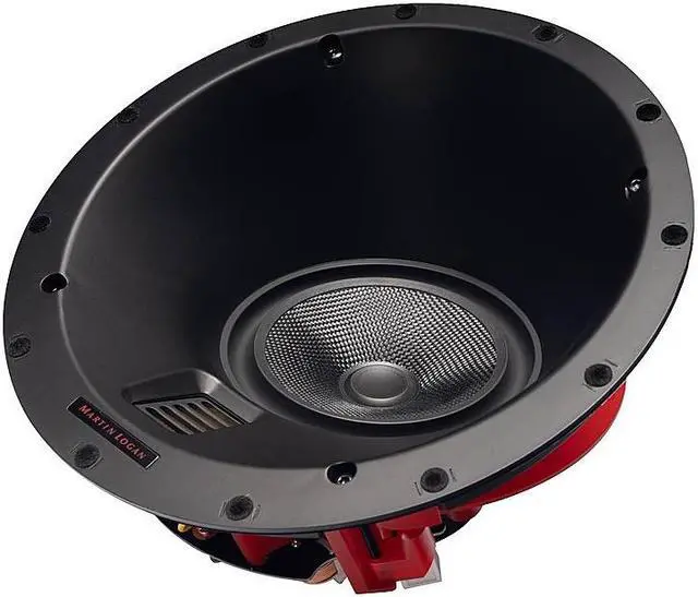 Alt view image 4 of 4 - MartinLogan - Motion Series CI, 6.5" Midrange with Folded Motion Tweeter, 2-Way In-Ceiling Speaker with Angled Basket (Each) - Paintable White (MC6HT)
