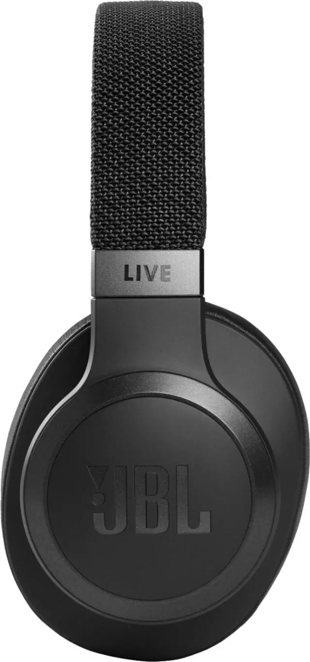 Alt view image 2 of 3 - JBL - Live 660NC Wireless Noise Cancelling Over-The-Ear Headphones - Black (JBLLIVE660NCBLKAM)