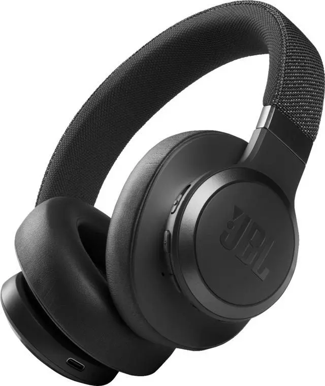 Alt view image 3 of 3 - JBL - Live 660NC Wireless Noise Cancelling Over-The-Ear Headphones - Black (JBLLIVE660NCBLKAM)