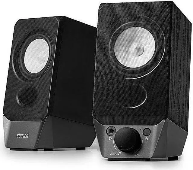 Main image of Edifier - R19BT 2.0 Bluetooth Bookshelf Speakers (Pair) - Black (R19BT)