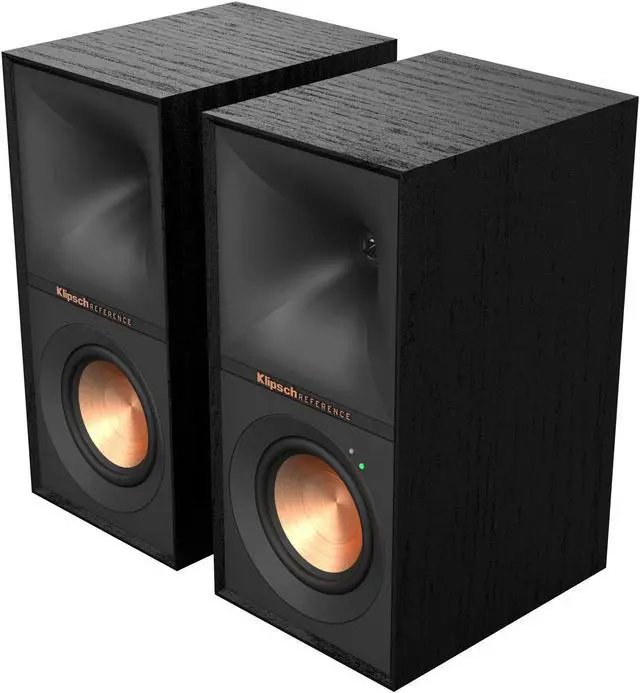 Alt view image 4 of 4 - Klipsch - Reference 4" 35W 2-Way Powered Speakers (Pair) - Black (1071484)