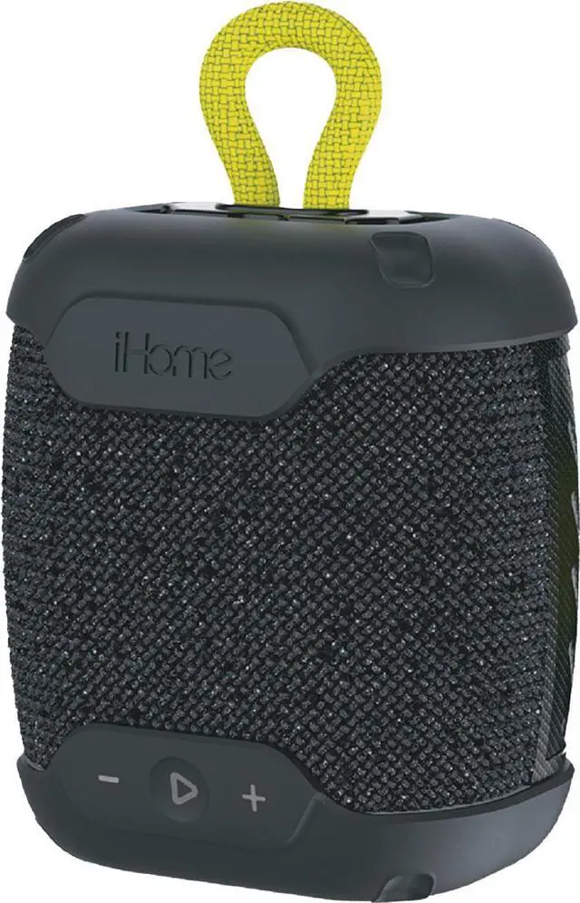 Main image of iHome - PLAYTOUGH Mini Bluetooth Rechargeable Waterproof Speaker with Mega Battery - Black (IBT550B)