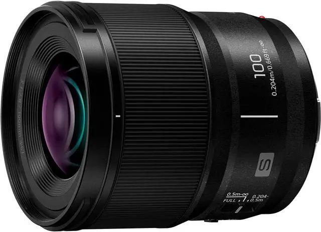 Alt view image 2 of 20 - Panasonic LUMIX Full Frame Camera Lens, S 100mm F2.8 Macro - S-E100