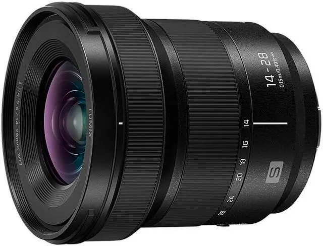 Alt view image 10 of 18 - Panasonic LUMIX S Series Camera Lens, 14-28mm F4-5.6 Ultra Wide-Angle Zoom Lens with Macro Capability, S-R1428
