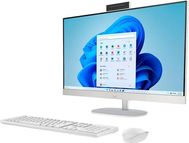 Alt view image 4 of 4 - HP - 27" Full HD Touch-Screen All-in-One with Adjustable Height - Intel Core i5 - 8GB Memory - 512GB SSD - Shell White (7G9S1AA#ABA)