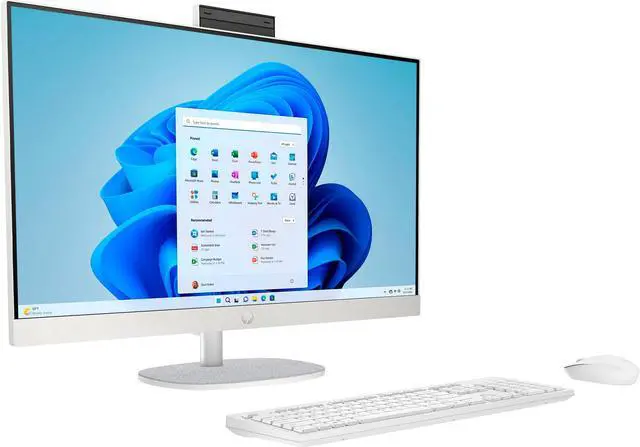 Alt view image 2 of 4 - HP - 27" Full HD Touch-Screen All-in-One with Adjustable Height - Intel Core i5 - 8GB Memory - 512GB SSD - Shell White (7G9S1AA#ABA)