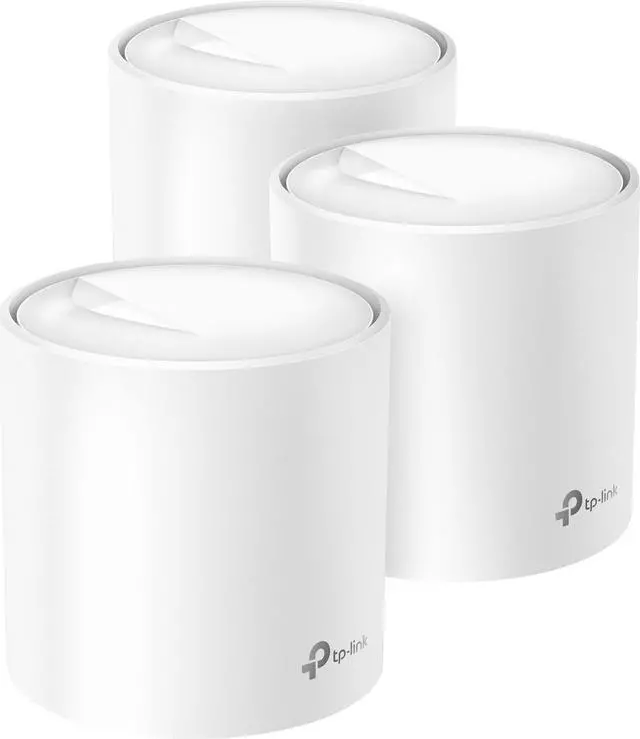 Main image of TP-Link - Deco AX3000 (3-pack) Dual-Band Whole Home Mesh Wi-Fi 6 System, Supports Gigabit Speeds - White (DECOAX3000(3-PACK))