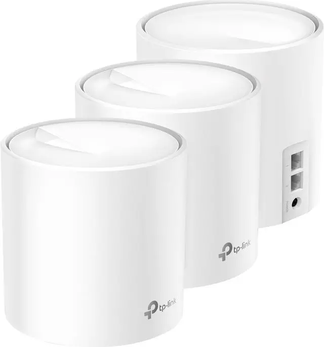 Alt view image 3 of 3 - TP-Link - Deco AX3000 (3-pack) Dual-Band Whole Home Mesh Wi-Fi 6 System, Supports Gigabit Speeds - White (DECOAX3000(3-PACK))