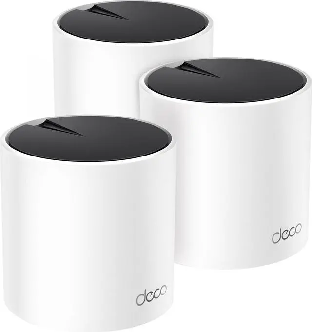 Main image of TP-Link - Deco X25 AX1800 Dual-Band Whole Home Mesh Wi-Fi 6 System (3-Pack) - White (DECOX25(3-PACK))