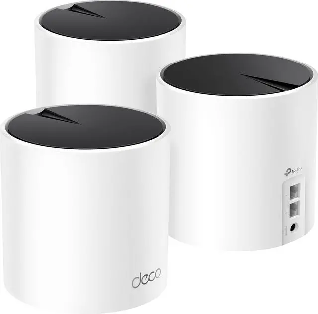 Alt view image 3 of 3 - TP-Link - Deco X25 AX1800 Dual-Band Whole Home Mesh Wi-Fi 6 System (3-Pack) - White (DECOX25(3-PACK))