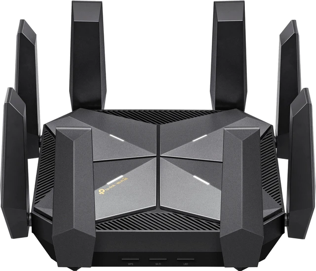 Main image of TP-Link - Archer AXE300 AXE16000 Quad-Band Wi-Fi 6E Router - Black (ARCHERAXE300)