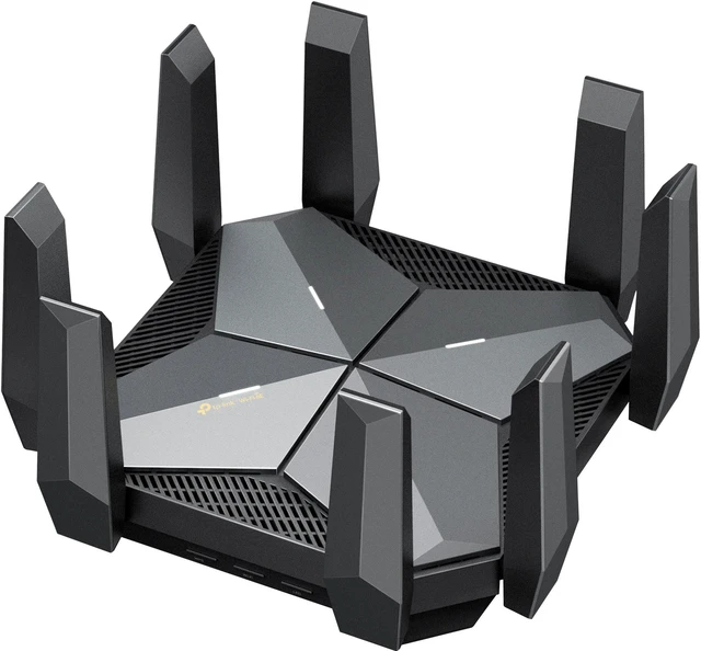 Alt view image 2 of 3 - TP-Link - Archer AXE300 AXE16000 Quad-Band Wi-Fi 6E Router - Black (ARCHERAXE300)