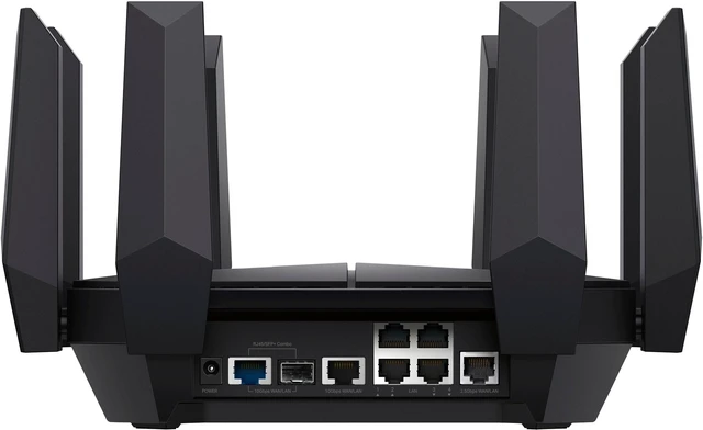 Alt view image 3 of 3 - TP-Link - Archer AXE300 AXE16000 Quad-Band Wi-Fi 6E Router - Black (ARCHERAXE300)