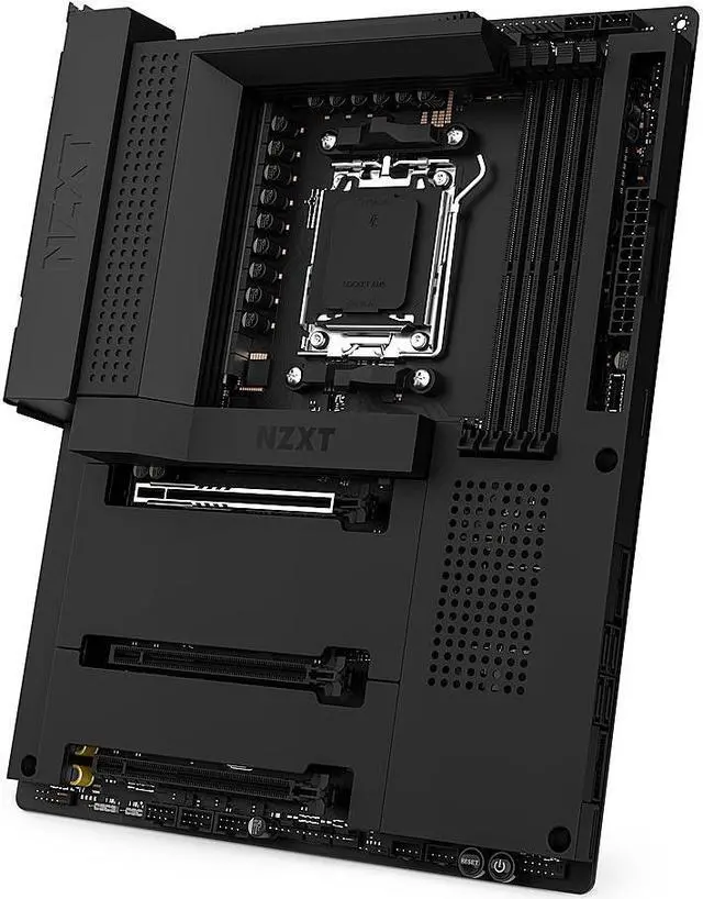 Alt view image 5 of 7 - NZXT N7 B650E - N7-B65XT-B1 - AMD B650 chipset (Supports AMD 7000 Series CPUs) - ATX Gaming Motherboard - Integrated Rear I/O Shield - WiFi 6 connectivity - Black