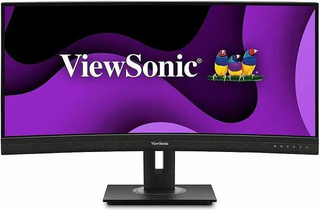 Alt view image 19 of 20 - ViewSonic VG3456C 34 Inch 21:9 UltraWide QHD 1440p Curved Monitor with Ergonomics Design, USB C Docking Built-In, Gigabit Ethernet for Home and Office