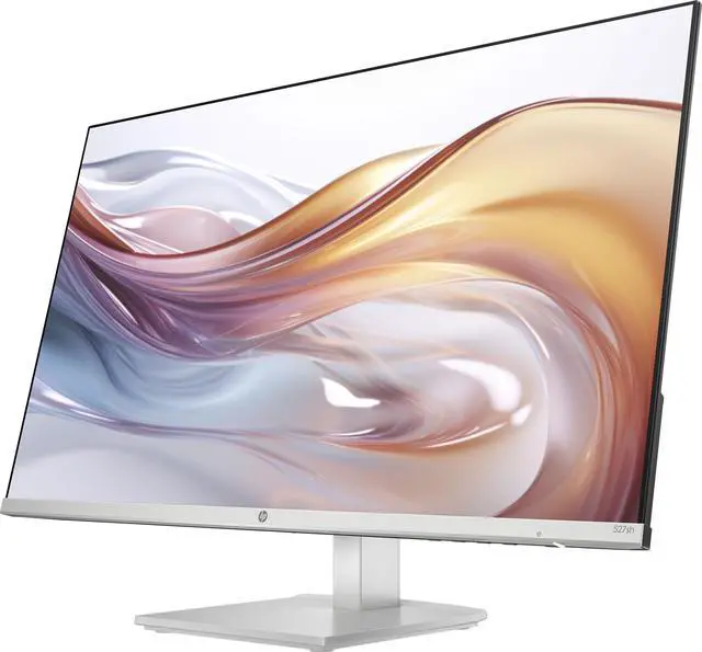 Alt view image 4 of 11 - HP - 27" IPS LED FHD 100Hz Monitor with Adjustable Height (HDMI, VGA) - Silver  and  Black (527SH)