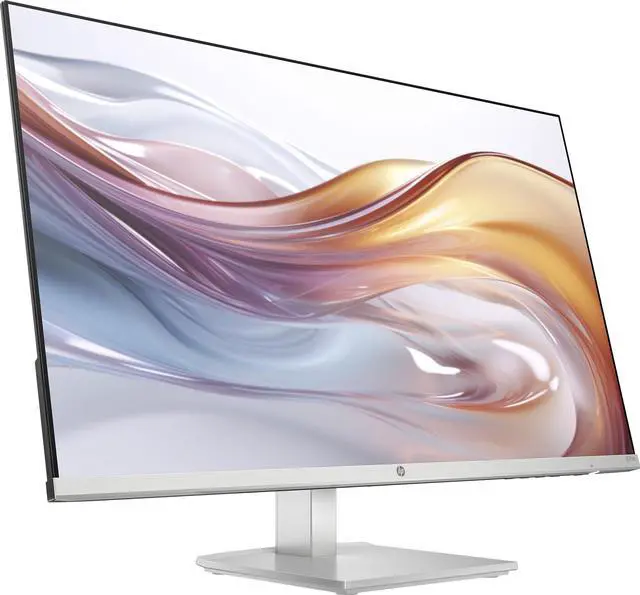Alt view image 2 of 11 - HP - 27" IPS LED FHD 100Hz Monitor with Adjustable Height (HDMI, VGA) - Silver  and  Black (527SH)