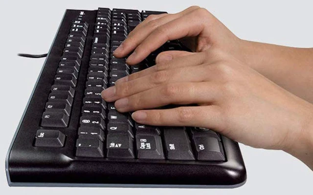 Alt view image 3 of 3 - Logitech - K120 Desktop USB Keyboard (920-002478)