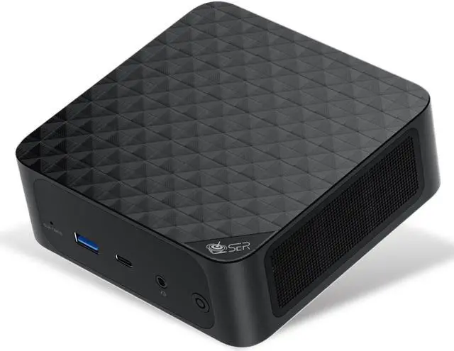 Main image of Beelink SER6 Gaming Mini PC, Ryzen 9 6900HX (up to 4.9GHz) Mini Computer, AMD Radeon 680M, 32GB DDR5 RAM + 1TB PCIe4.0x4 SSD, 4K Triple Displays, HDMI, DP, USB4, WiFi 6