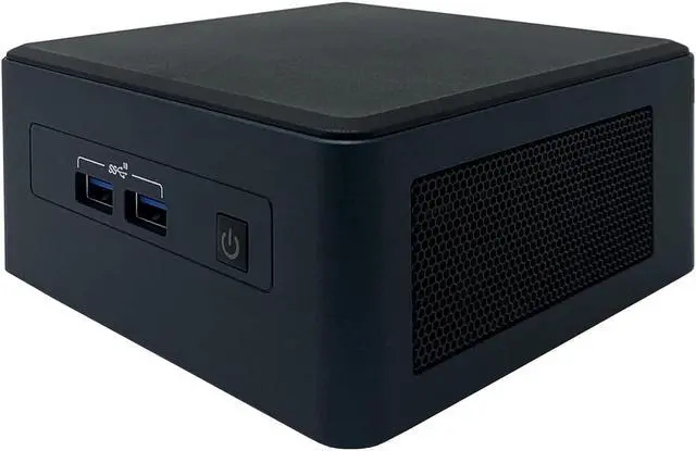Alt view image 3 of 5 - Intel PC Intel NUC 11 Pro Kit NUC11TNHi7 Mini Desktop PC Computer - 11th Gen Intel Core i7-1165G7 up Black (NUC11TNHi7)