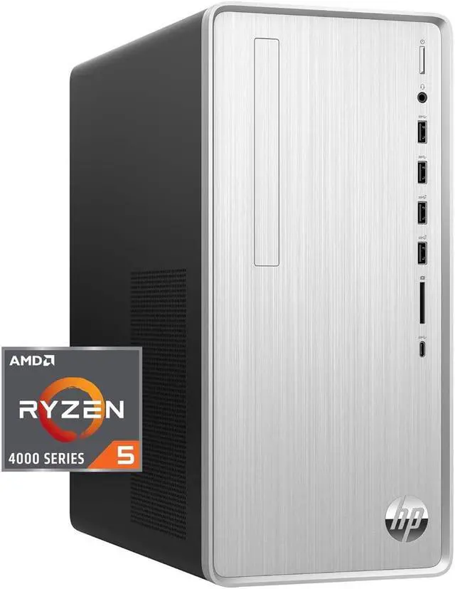 Alt view image 6 of 7 - HP Pavilion Desktop PC, AMD Ryzen 5 4600G Processor 6-core with Radeon Graphics, 12 GB DDR4-3200 SDRAM, 512 GB HD - Windows 10 Home, Multi-Display Capable, 5.1 Surround Sound (TP01-1140) (1J7L8AA#ABA)