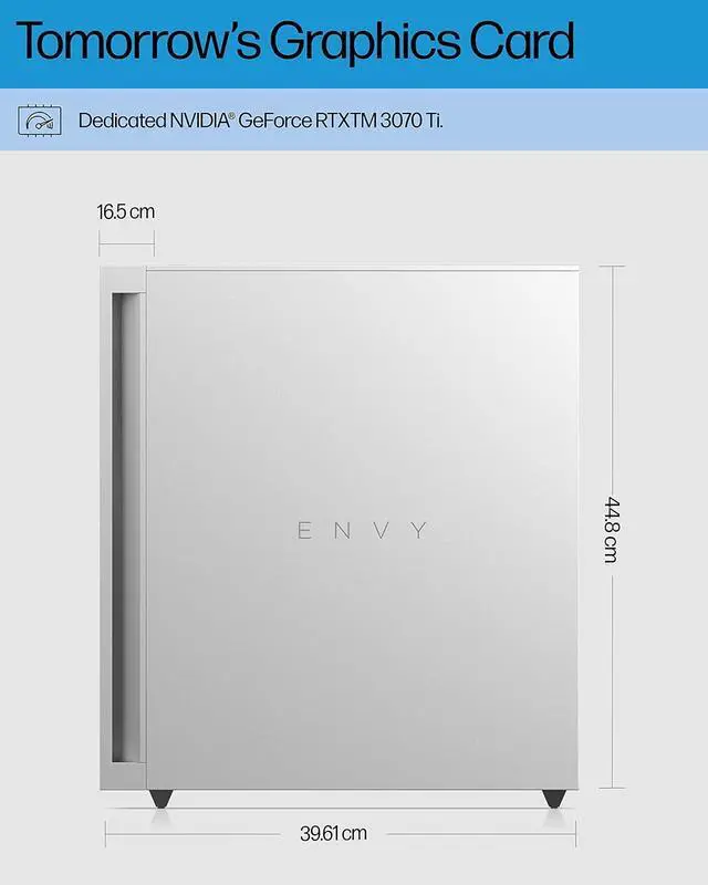 Alt view image 5 of 6 - HP - ENVY Desktop - Intel Core i7-12700 - 16GB Memory - 1TB SSD - Natural silver (TE02-0030)