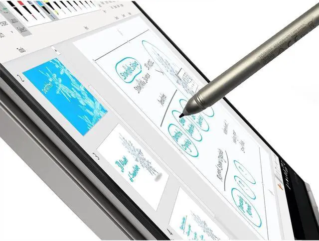 Alt view image 3 of 5 - Lenovo Yoga 7 7i 2-in-1 Business Laptop (16" FHD+ Touchscreen, Intel 10-Core i7-1355U, 16GB LPDDR5 RAM, 512GB SSD, Active Stylus), Long Battery Life, Backlit, FP, 1080p Webcam, Win 11 Pro, Storm Grey