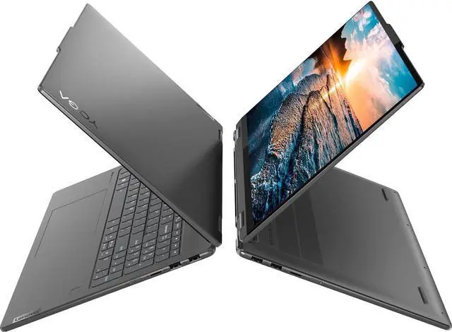 Alt view image 5 of 5 - Lenovo Yoga 7i 16 Inch 2 in 1 Business Laptop, WUXGA FHD Touchscreen, 13th Gen Intel i7-1355U, 16GB DDR5 RAM, 512GB SSD, Windows 11 Pro, Intel Iris Xe Graphics, Backlit Keyboard, Grey, TDU