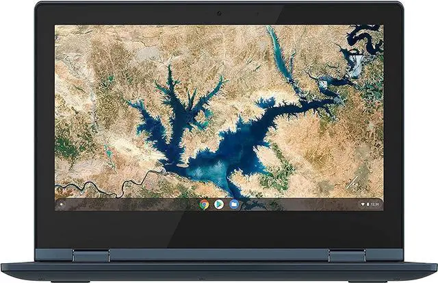 Alt view image 6 of 7 - Lenovo - Flex 3 Chromebook 11.6" HD Touch-screen Laptop - Mediatek MT8183 - 4GB - 64GB eMMC - Abyss Blue (82KM0003US)