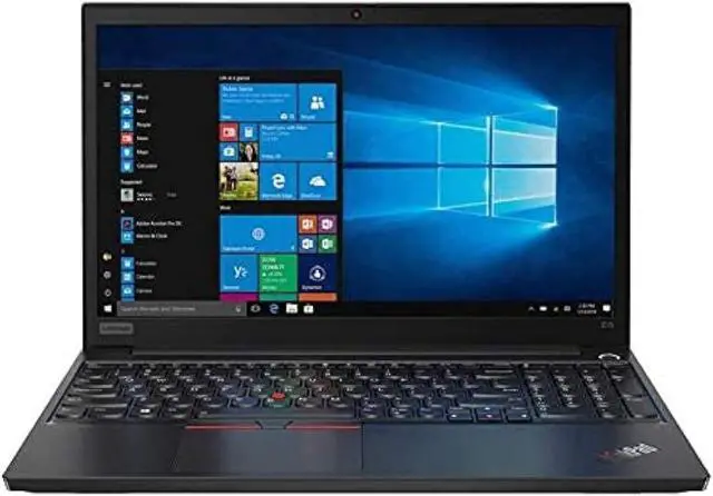 Alt view image 4 of 5 - Lenovo ThinkPad E15 (20T80005US) Laptop, 15.6" FHD Display, AMD Ryzen 5 4500U Upto 4.0GHz, 8GB RAM, 256GB NVMe SSD, HDMI, DIsplayPort via USB-C, Card Reader, Wi-Fi, Bluetooth, Windows 10  (20T80005US)