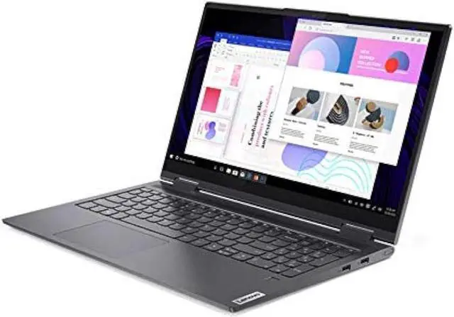 Alt view image 7 of 7 - Lenovo - Yoga 7i 2-in-1 15.6" Touch Screen Laptop - Intel Core i5 - 8GB Memory - 256GB Solid State Drive - Slate Grey (82BJ0001US)