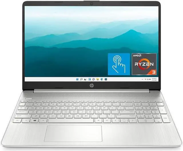 Alt view image 6 of 7 - HP 15 inch Laptop, AMD Ryzen 3 5300U, AMD Radeon Graphics, 8 GM RAM, 256 GB SSD, Windows 11 Home (15-ef2024nr, Natural Silver) (15-ef2024nr)