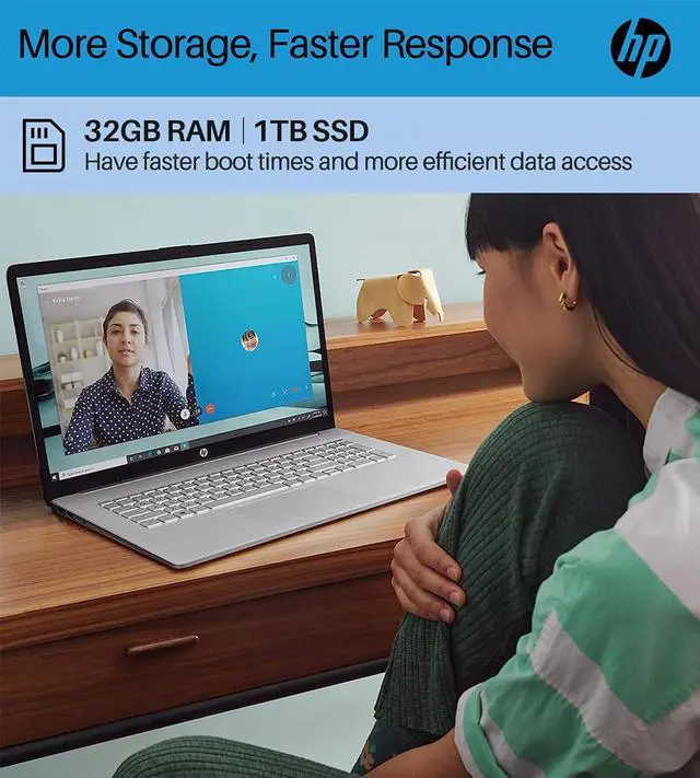 Alt view image 4 of 5 - HP 2024 Newest Touchscreen Laptop, 15.6" FHD Display, Intel Core i7-1255U Processor(10-Core, Up to 4.7GHz), 32GB RAM, 1TB SSD, Intel Iris Xe Graphics, WiFi, Webcam, Win 11 S, Laptop Stand (HPi7Laptop)