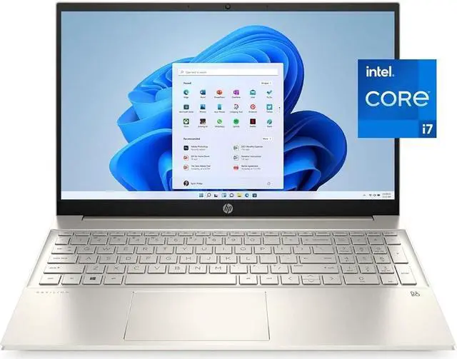 Alt view image 6 of 7 - 2022 HP Pavilion 15.6" IPS FHD Touchscreen Laptop Intel 4-Core i7-1165G7 Iris Xe Graphics 16GB RAM DDR4 512GB NVMe SSD USB-C WiFi AX Bluetooth HDMI Webcam Backlit Keyboard Windows 10 Pro (HP-15-EG000)