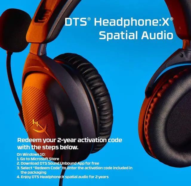 Alt view image 2 of 5 - HyperX Cloud Stinger 2  Gaming Headset, DTS Headphone:X Spatial Audio, Lightweight Over-Ear Headset with mic, Swivel-to-Mute Function, 50mm Drivers, PC Compatible, Black (519T1AA)